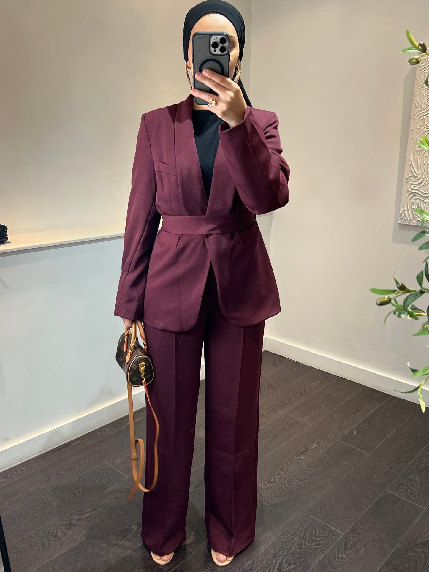 Ensemble blazer SARA | Bordeau