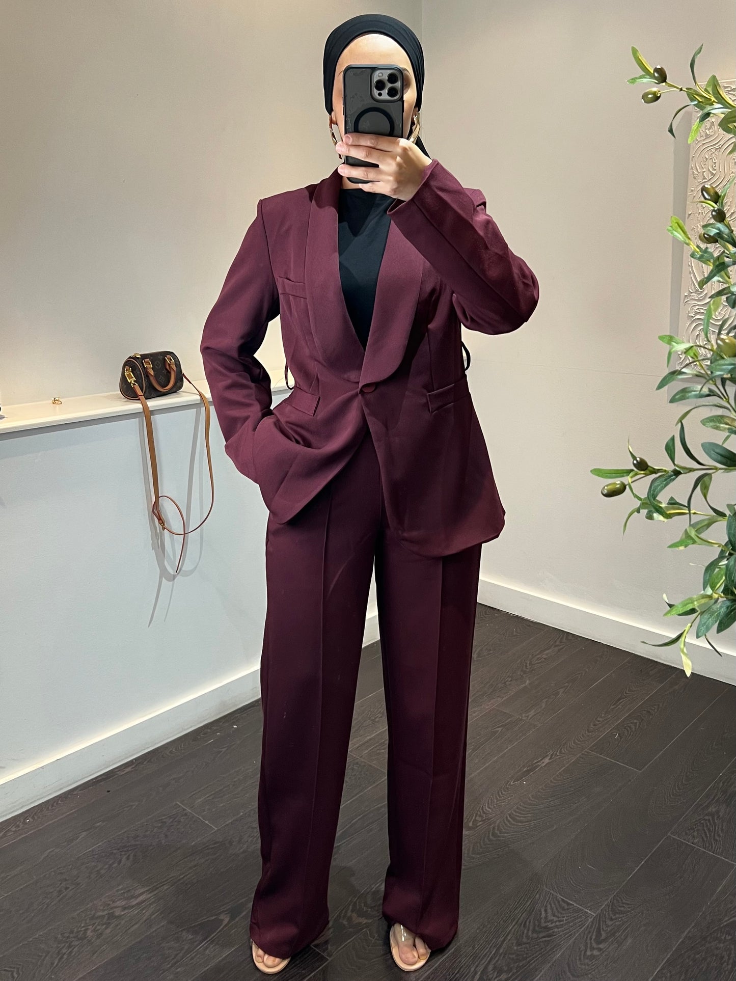 Ensemble blazer SARA | Bordeau