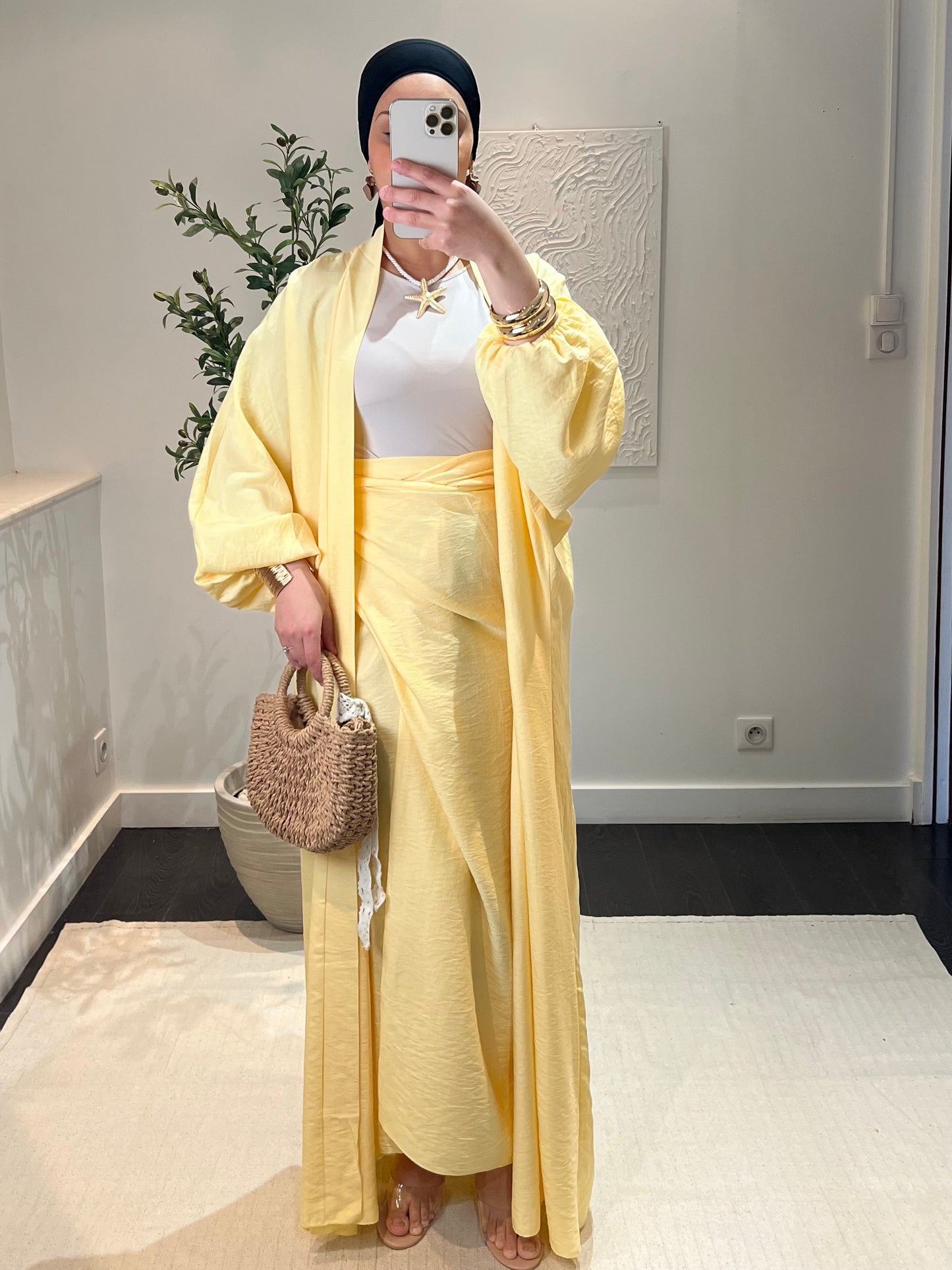 Ensemble jupe | jaune