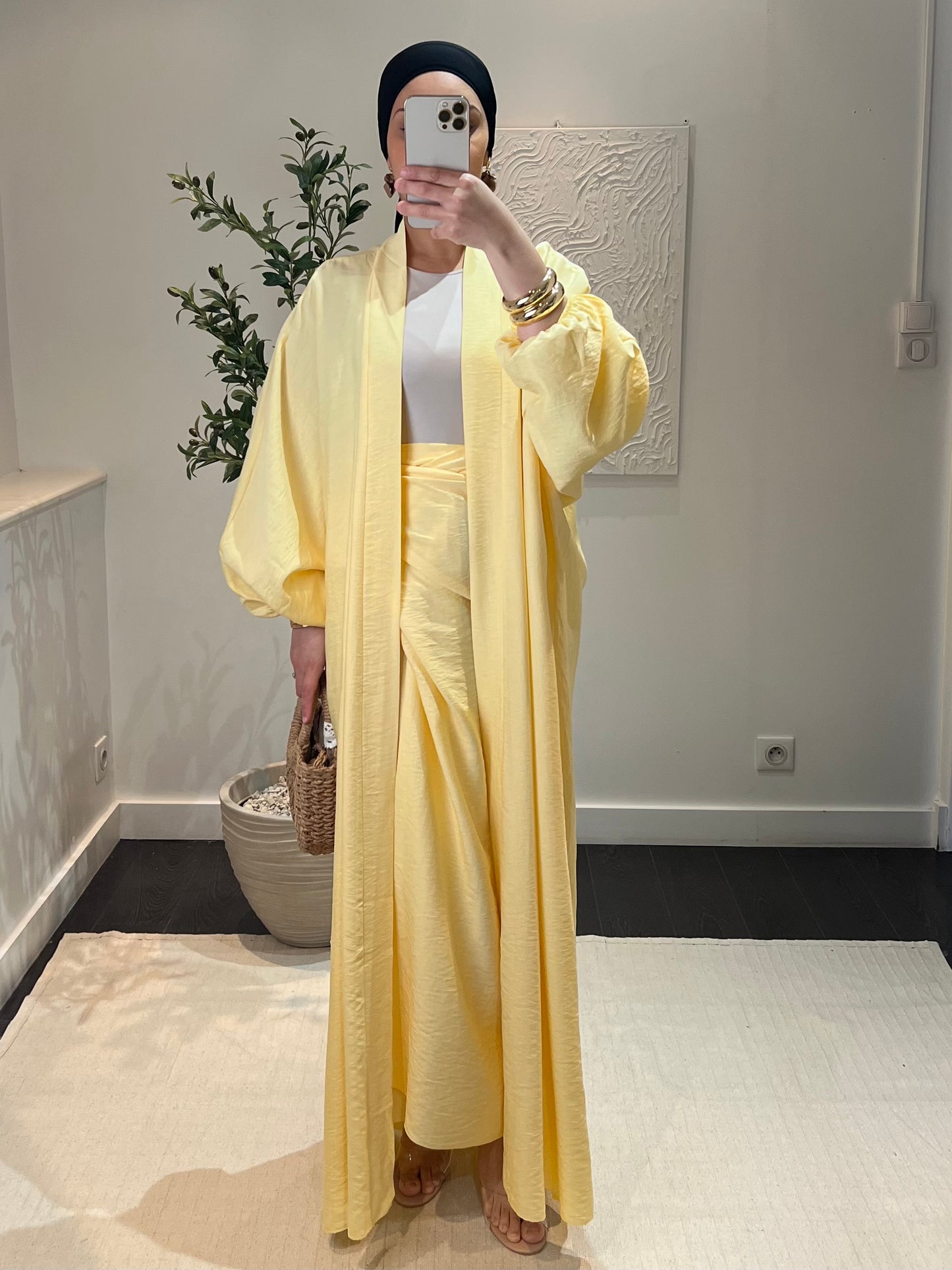 Ensemble jupe | jaune