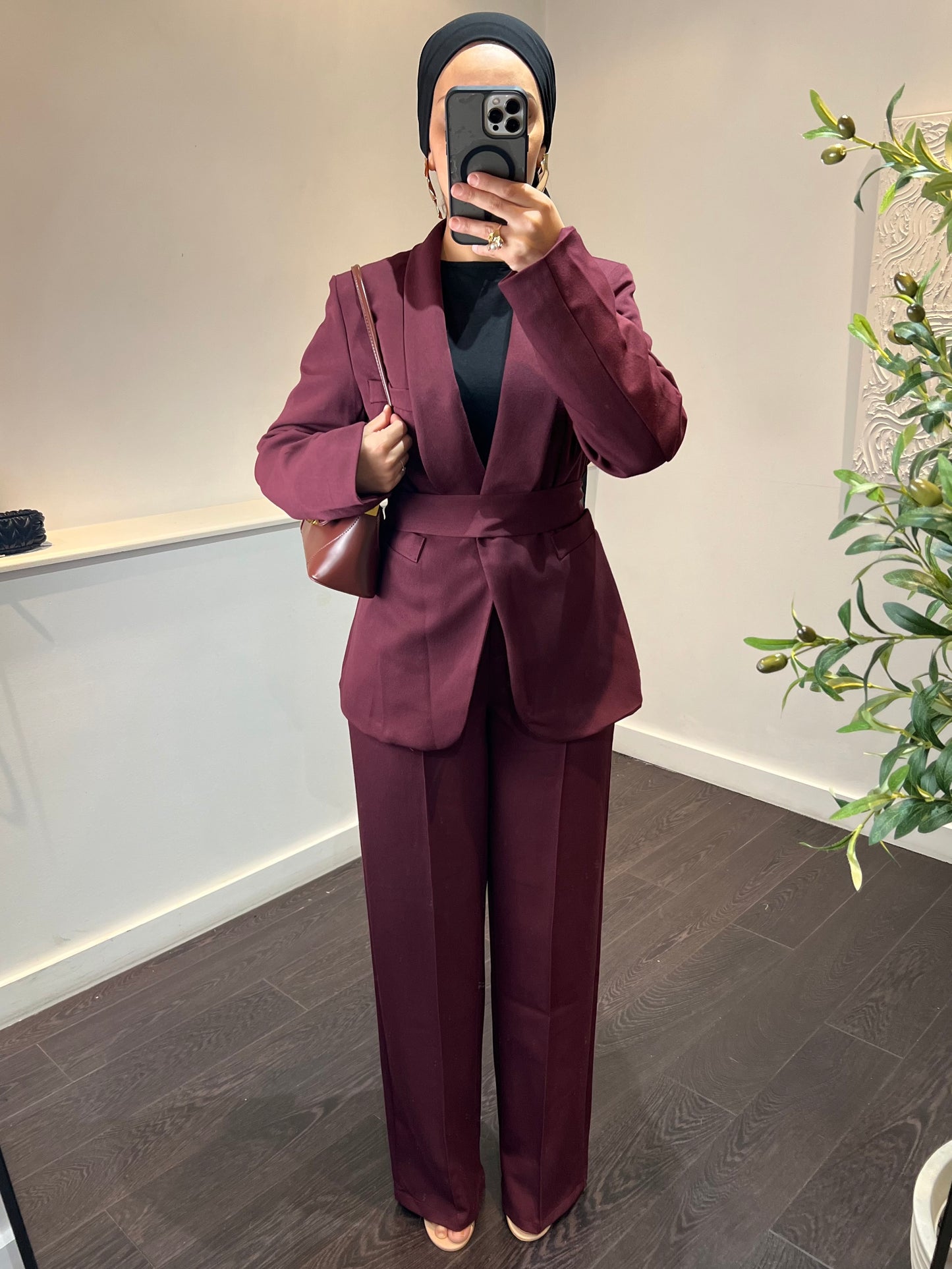 Ensemble blazer SARA | Bordeau