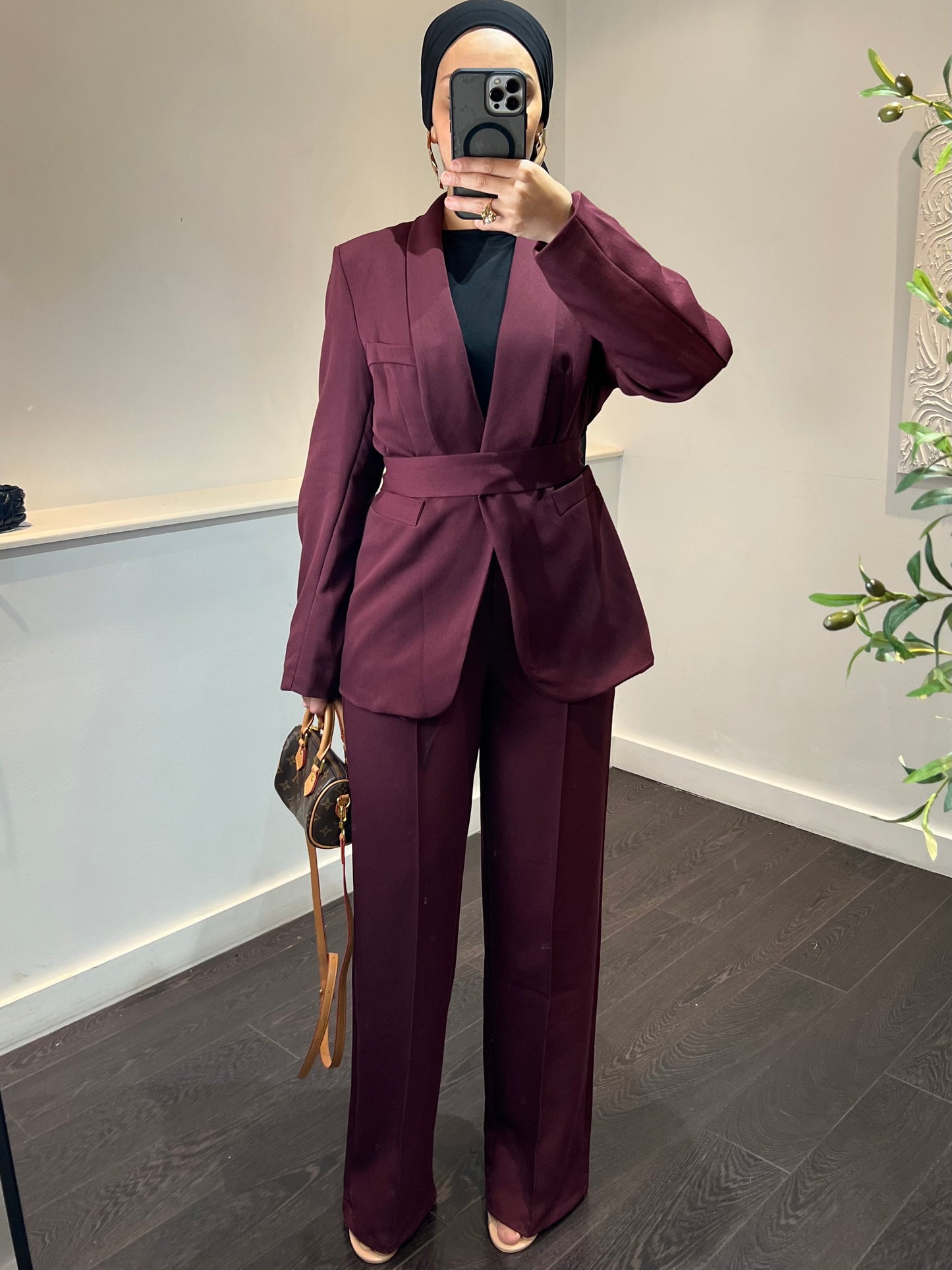 Ensemble blazer SARA | Bordeau