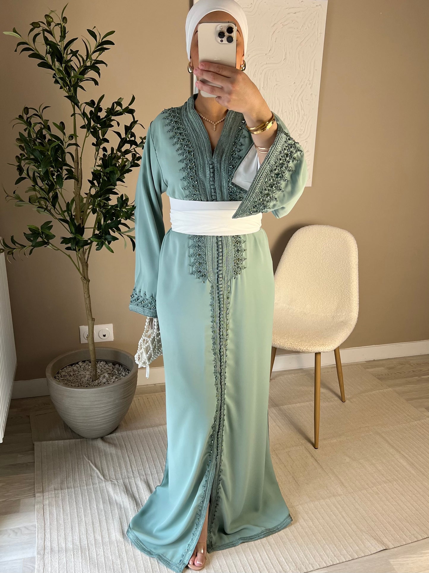[CRÉATION] Caftan | Vert eau