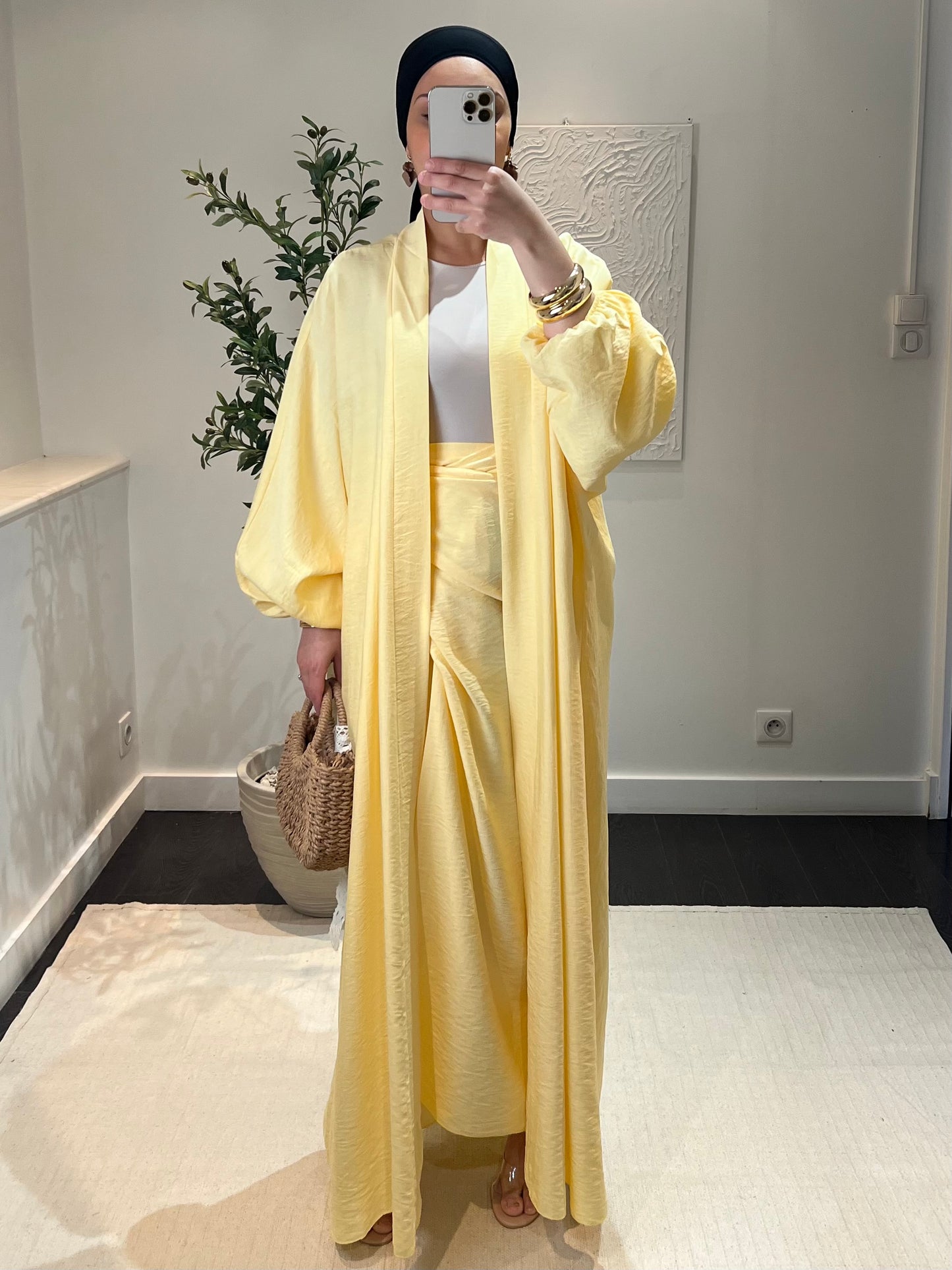 Ensemble jupe | jaune