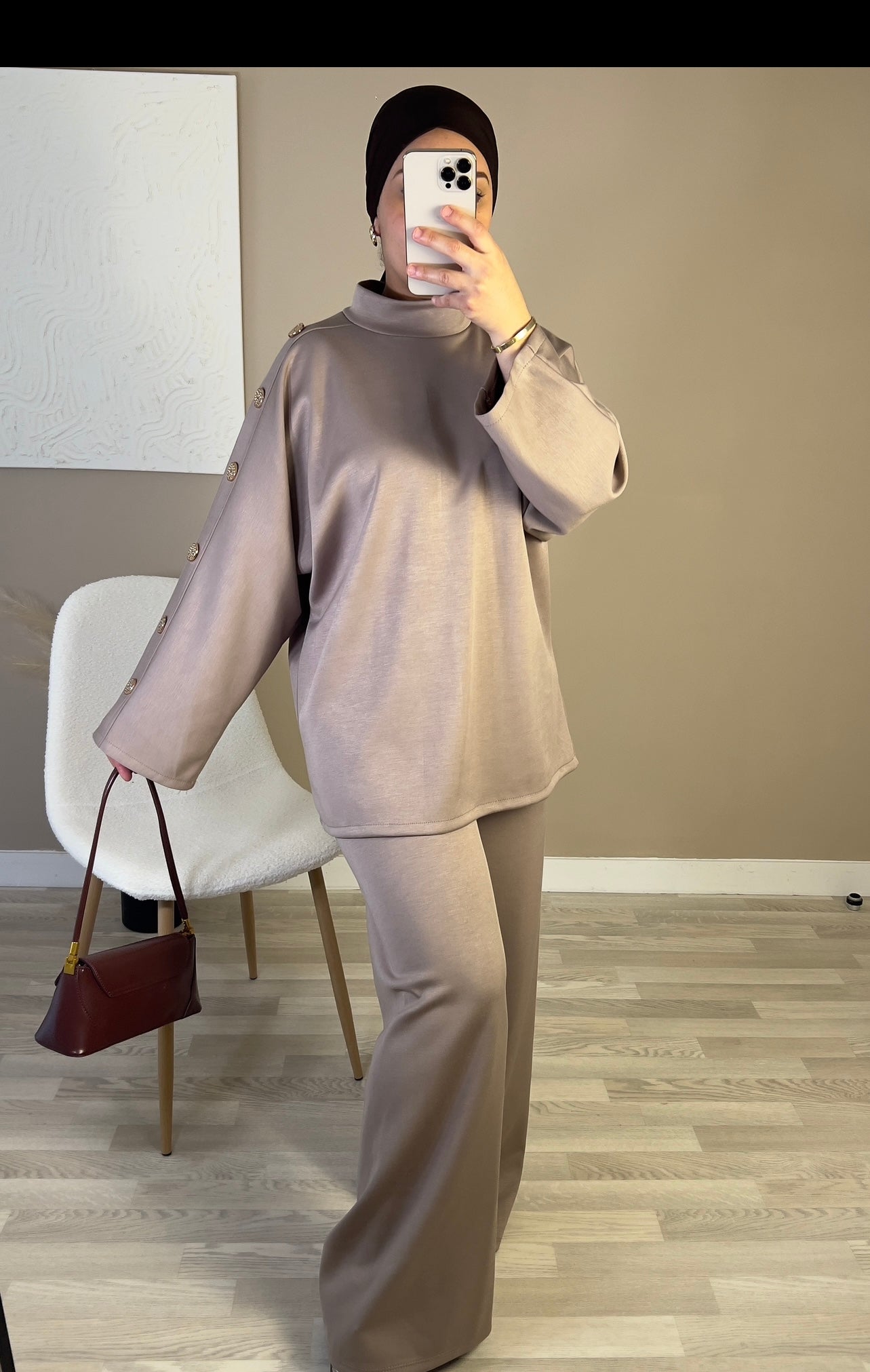 Pull hyper doux | taupe