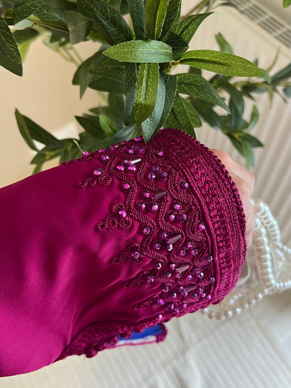 [CRÉATION] Caftan | Rouge Cerise