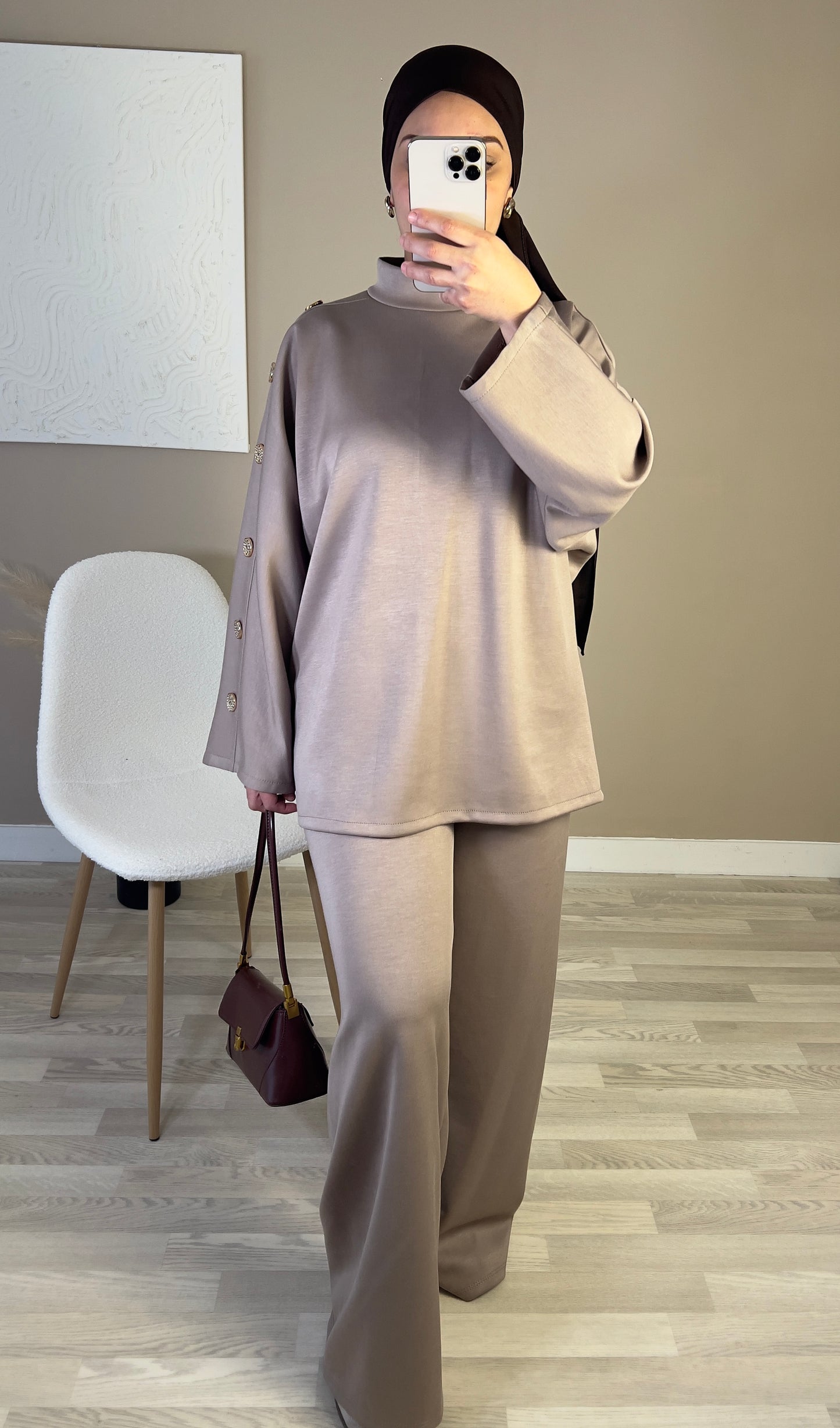 Pull hyper doux | taupe