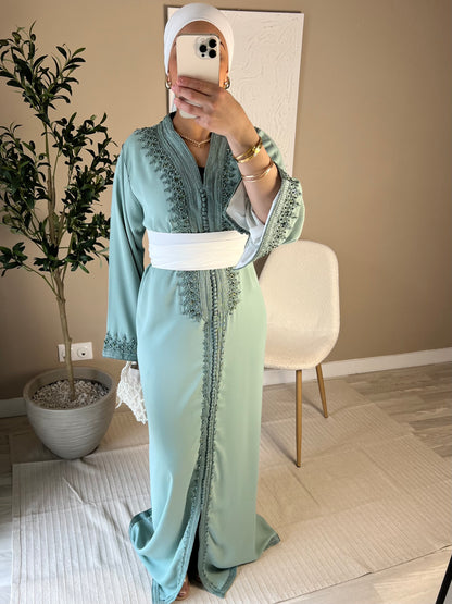 [CRÉATION] Caftan | Vert eau
