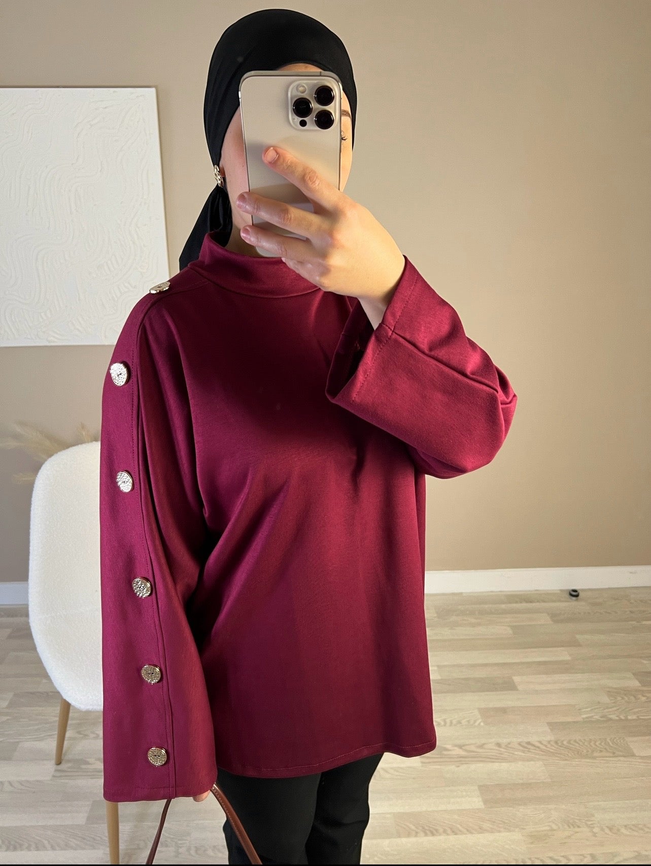 Pull hyper doux | Burgundy