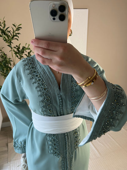 [CRÉATION] Caftan | Vert eau