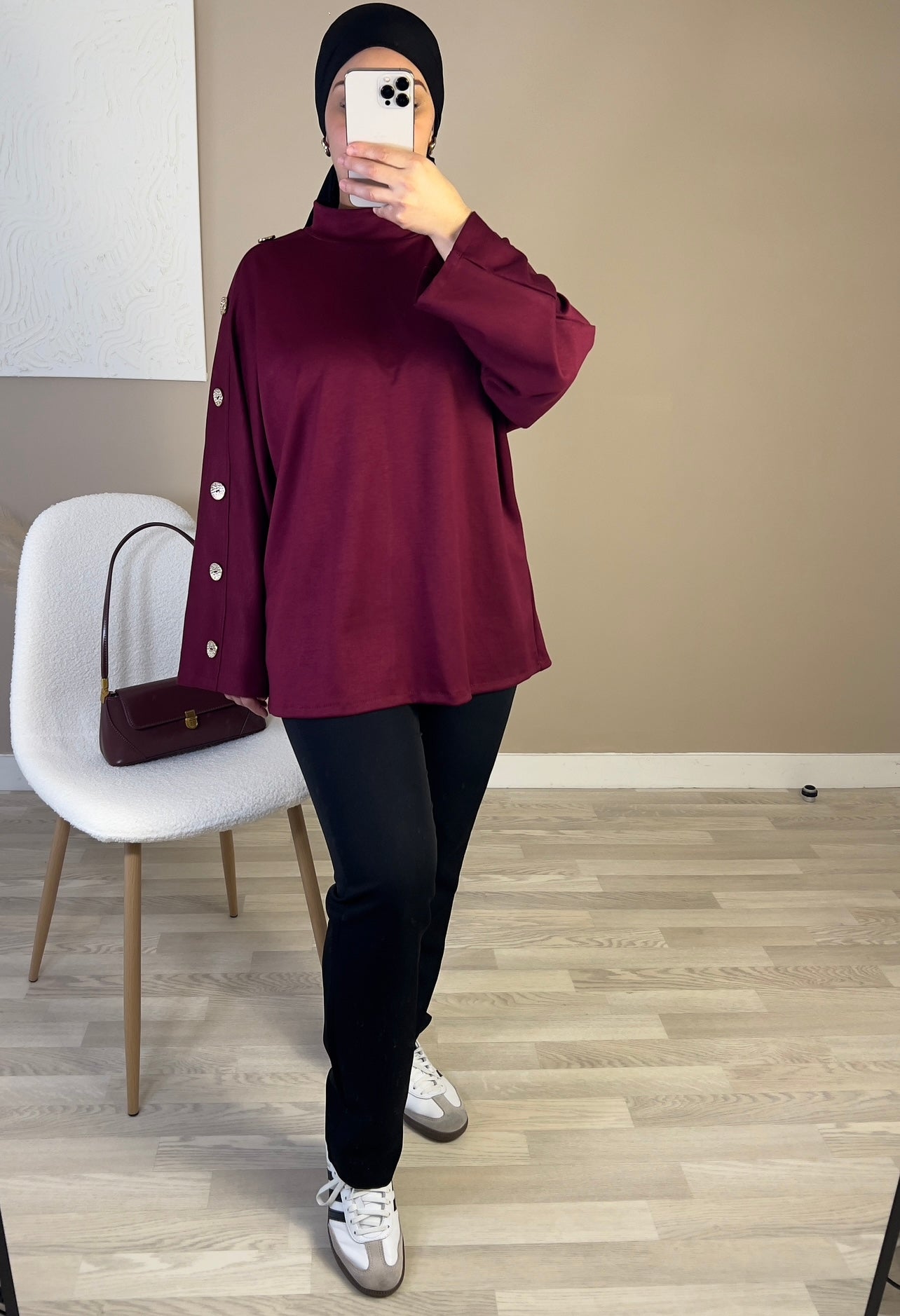 Pull hyper doux | Burgundy