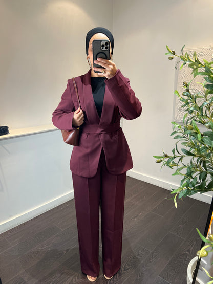 Ensemble blazer SARA | Bordeau