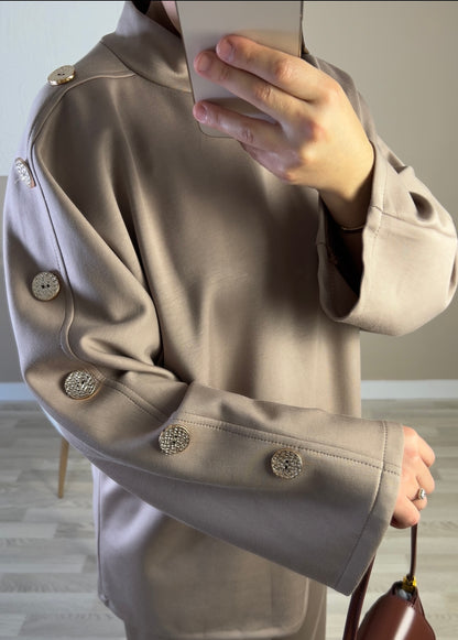 Pull hyper doux | taupe