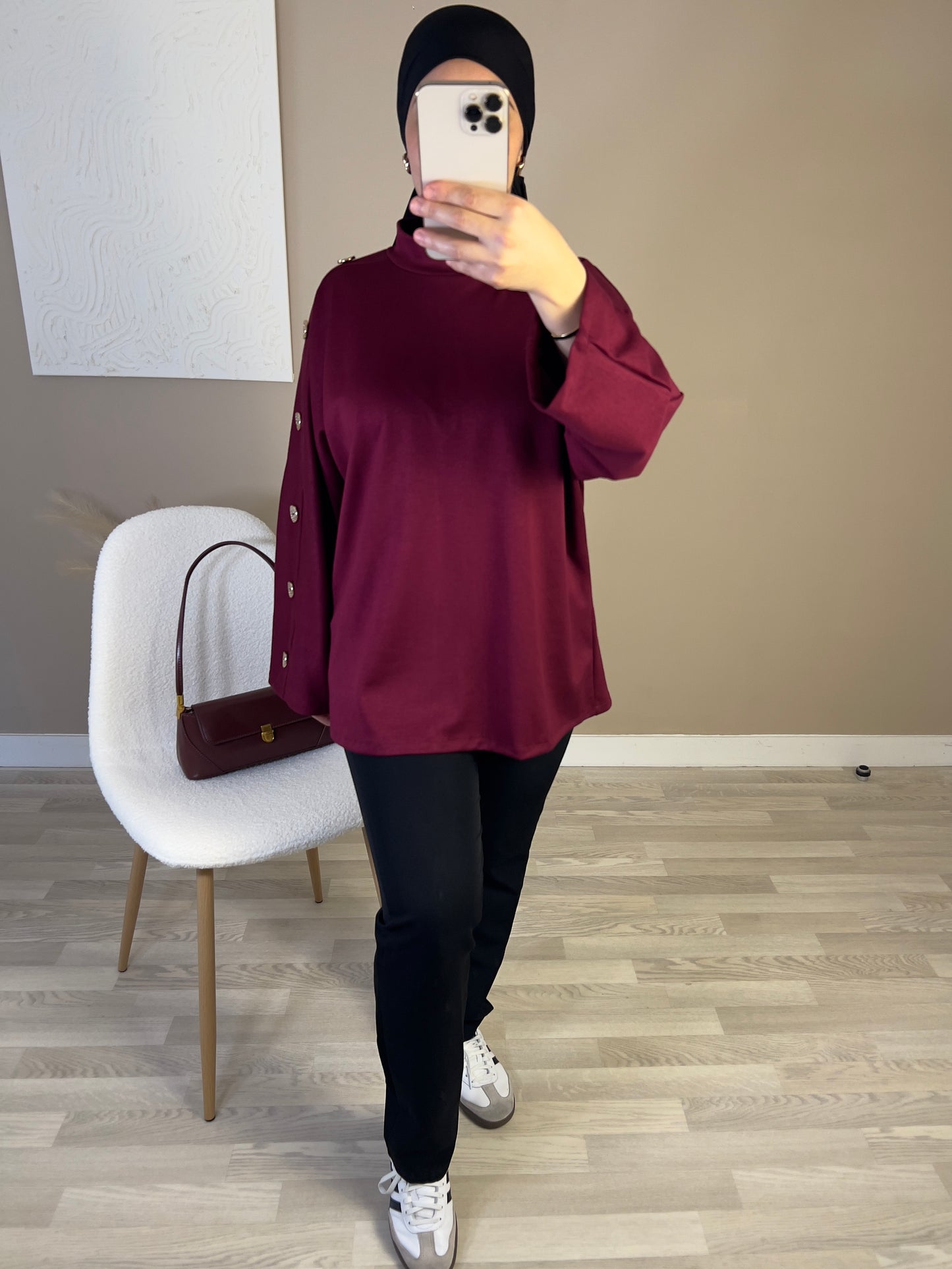 Pull hyper doux | Burgundy