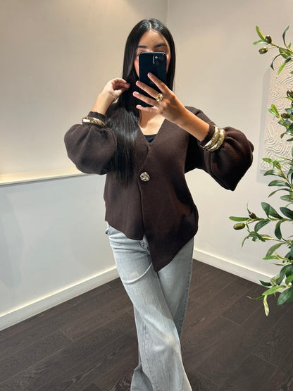 Cardigan SARA | Marron