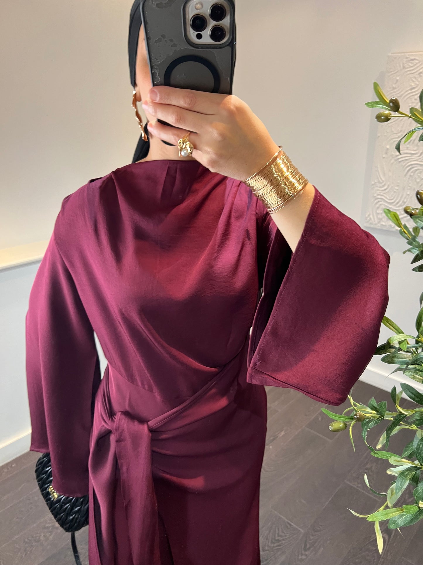 Robe LINA | Bordeau