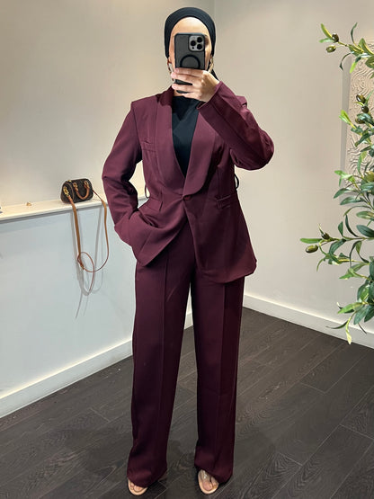 Ensemble blazer SARA | Bordeau