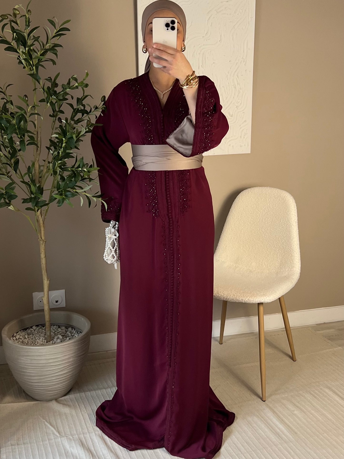 [CRÉATION] Caftan | Bordeau