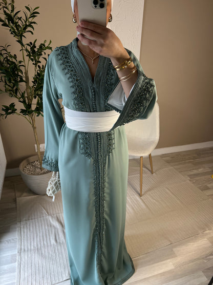 [CRÉATION] Caftan | Vert eau