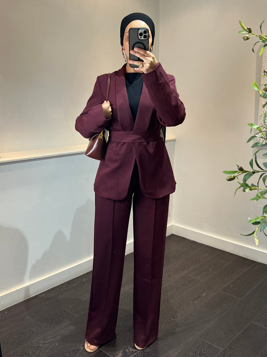 Ensemble blazer SARA | Bordeau