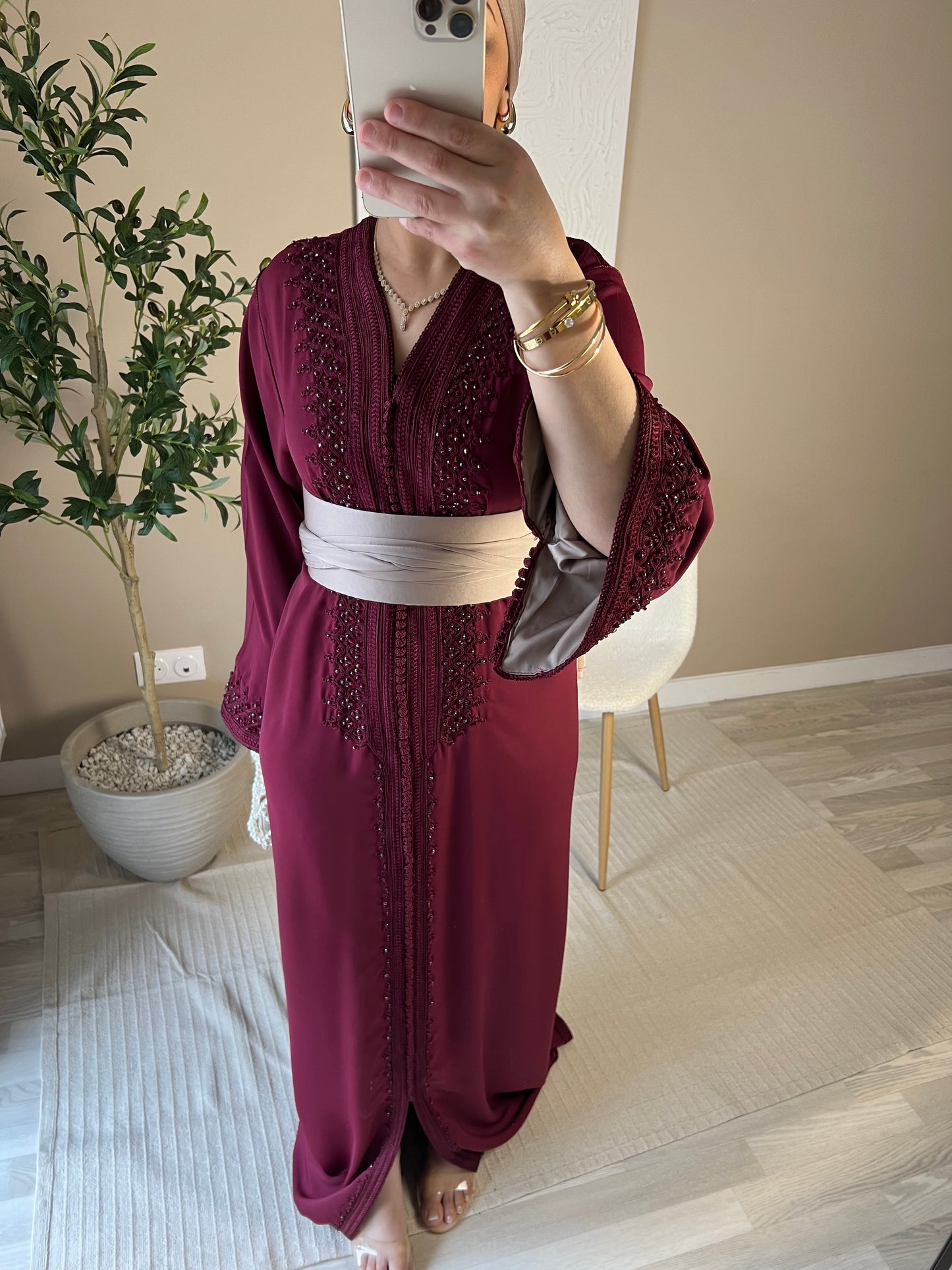 [CRÉATION] Caftan | Bordeau