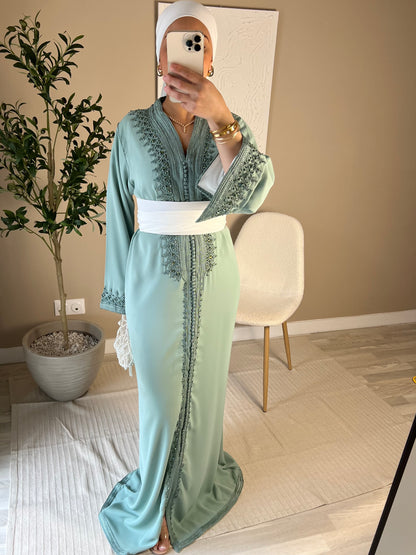 [CRÉATION] Caftan | Vert eau