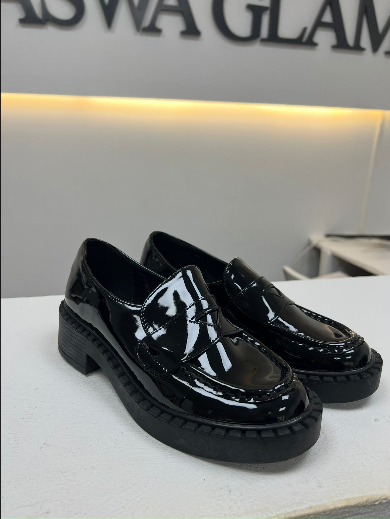 Mocassins inspi Prada
