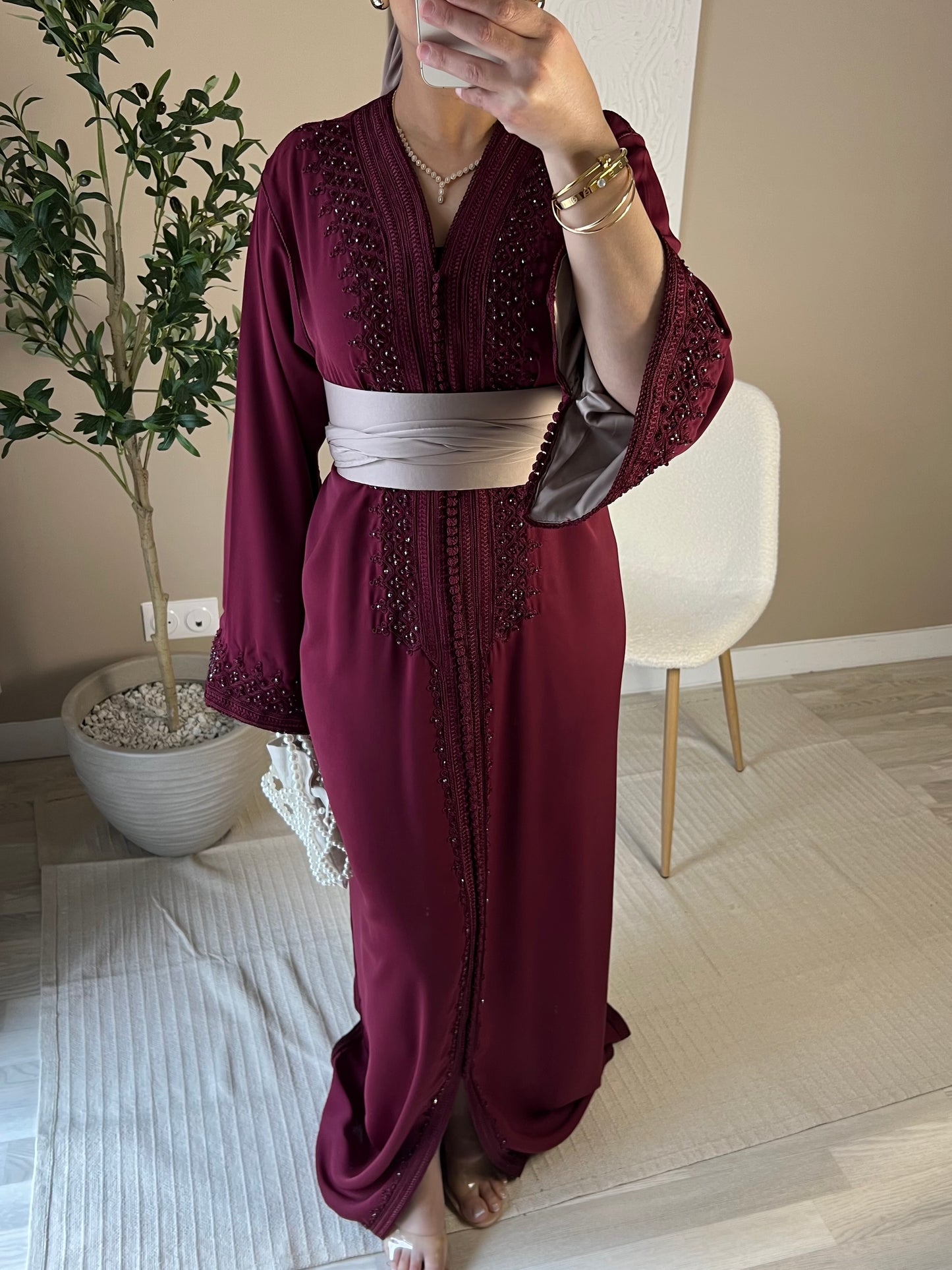 [CRÉATION] Caftan | Bordeau