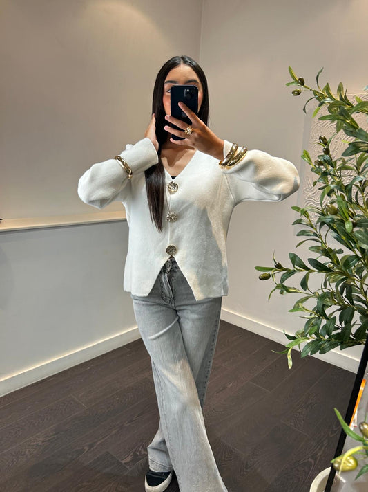Cardigan NAMAL | Blanc