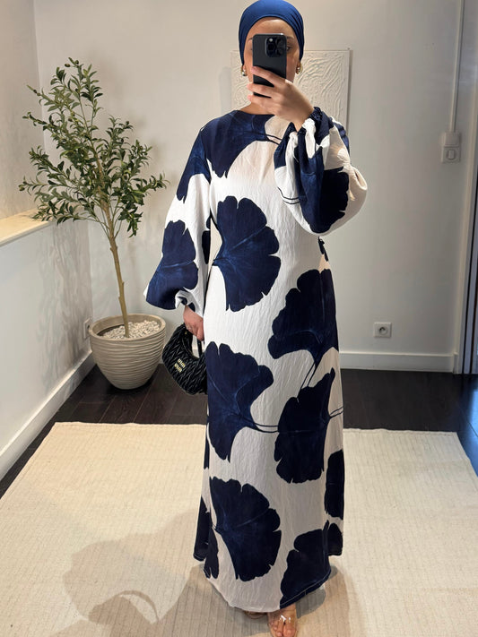 Robe floral OÏA | Bleu