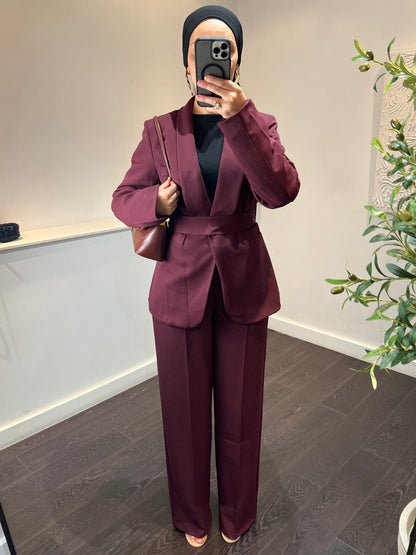 Ensemble blazer SARA | Bordeau