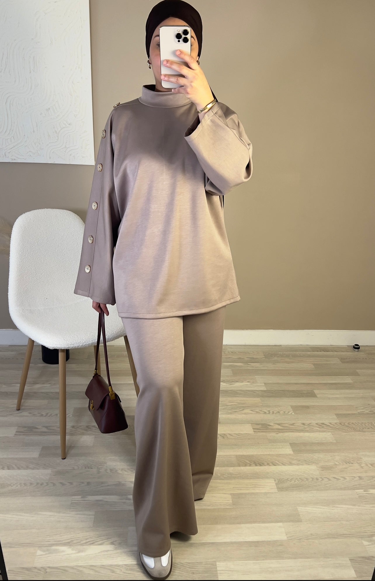 Pull hyper doux | taupe