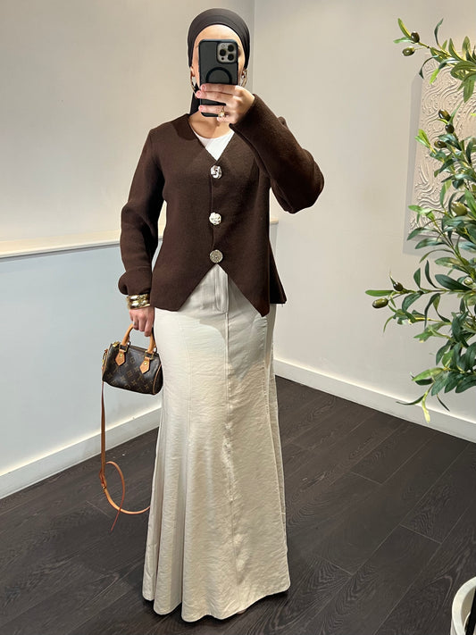 Cardigan KATELLA | Marron