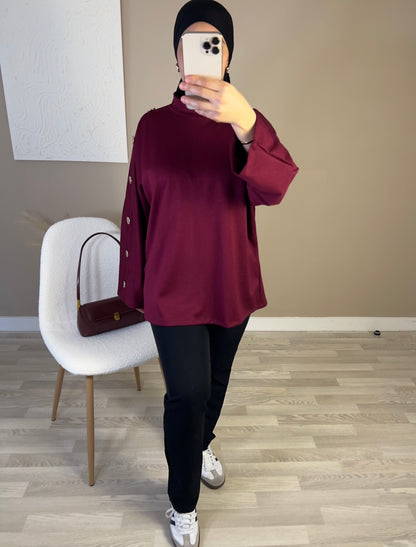 Pull hyper doux | Burgundy