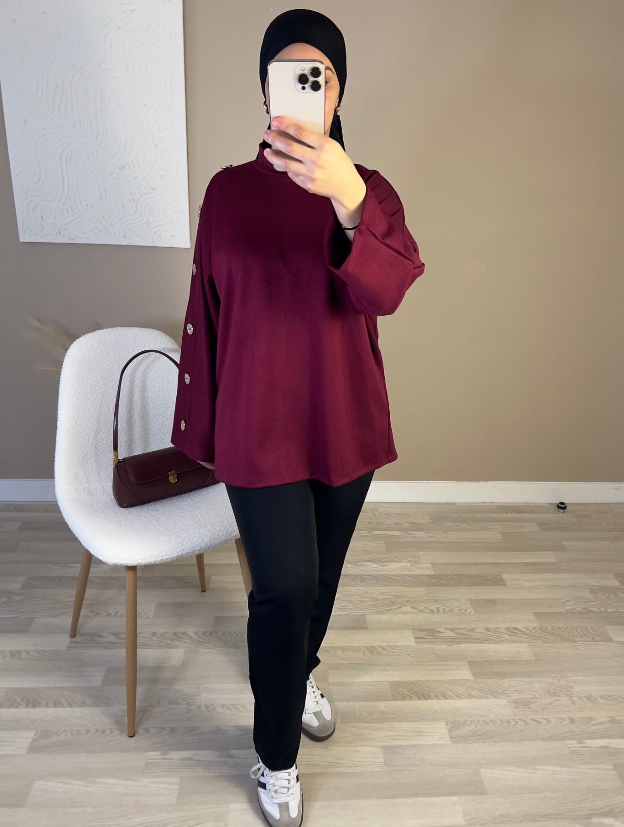 Pull hyper doux | Burgundy