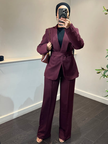 Ensemble blazer SARA | Bordeau