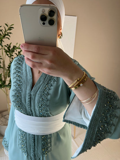 [CRÉATION] Caftan | Vert eau