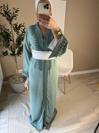 [CRÉATION] Caftan | Vert eau