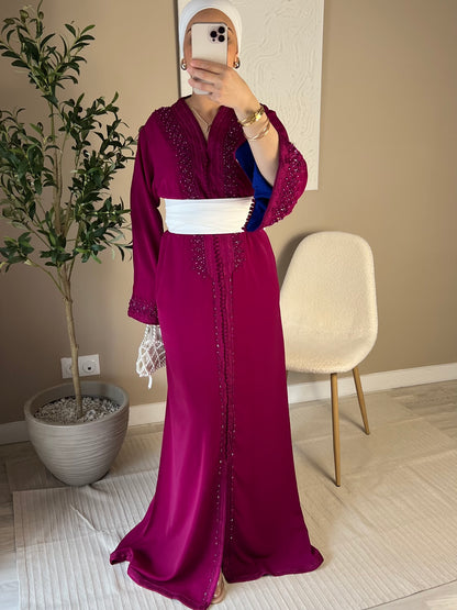 [CRÉATION] Caftan | Rouge Cerise
