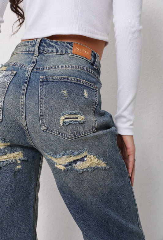 Jeans strass