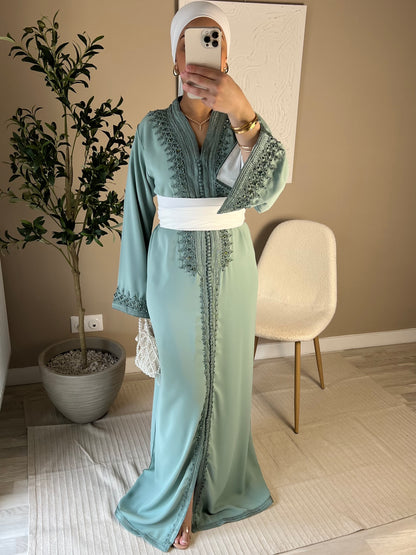 [CRÉATION] Caftan | Vert eau