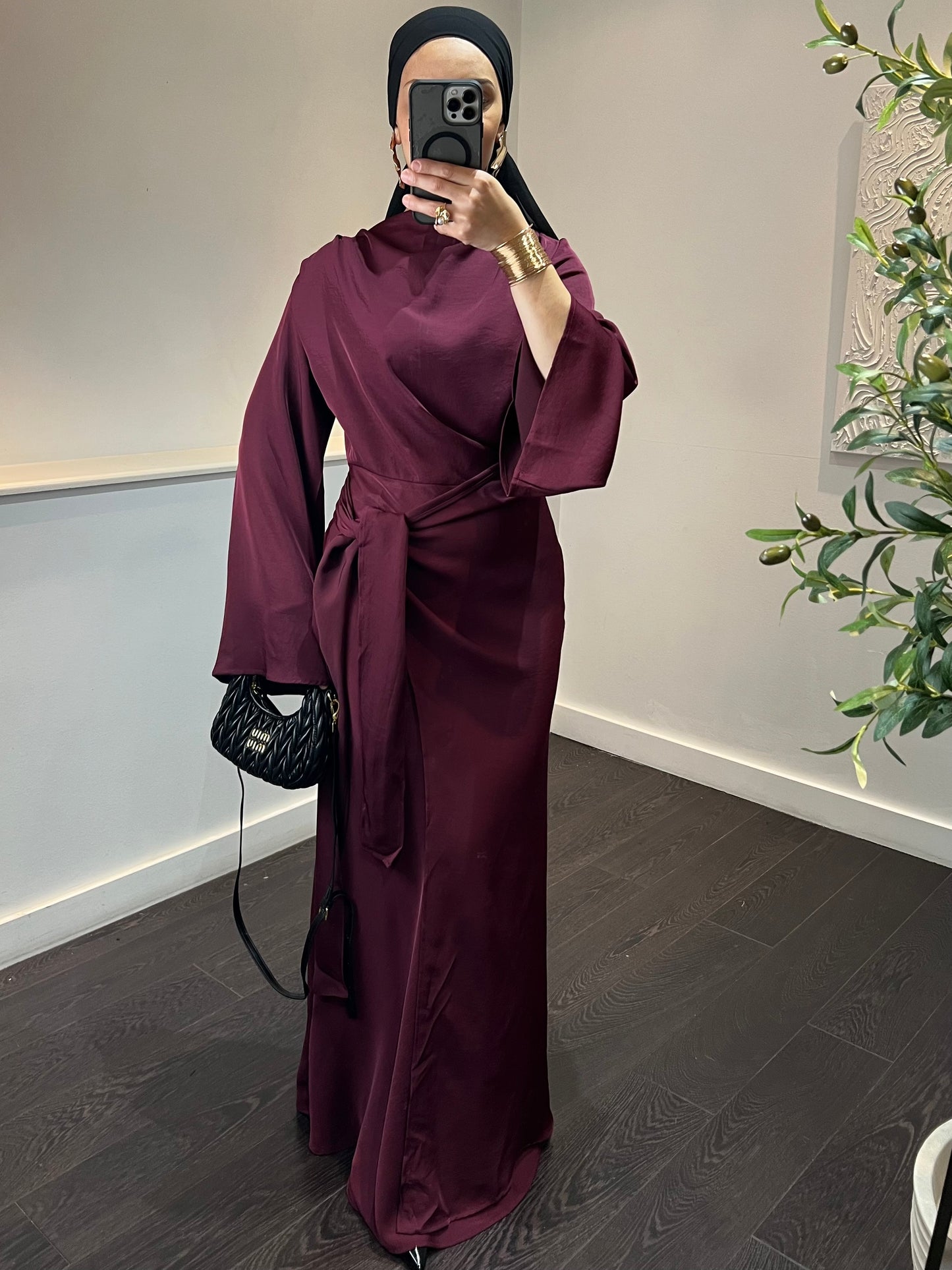Robe LINA | Bordeau
