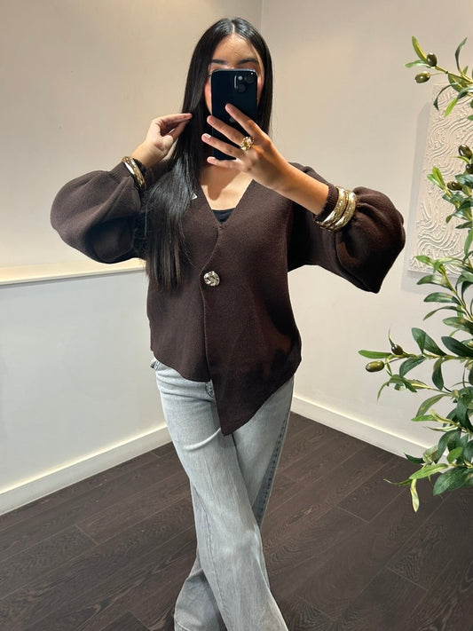 Cardigan SARA | Marron
